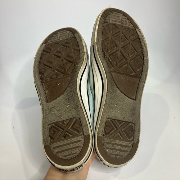 Converse all star blue slip on sneakers women’s size 9 skateboarding casual - Picture 7 of 9